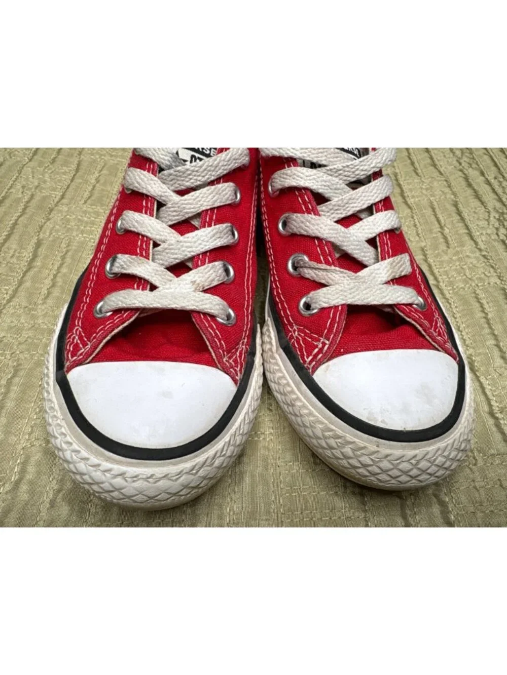 Little Kids' 12 Converse All Star Red Low Chuck Taylors